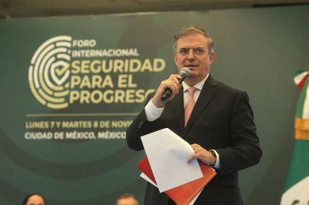 El Secretario de Relaciones Exteriores Marcelo Ebrard  Promueve Prácticas Internacionales para mejorar la Seguridad en el País 